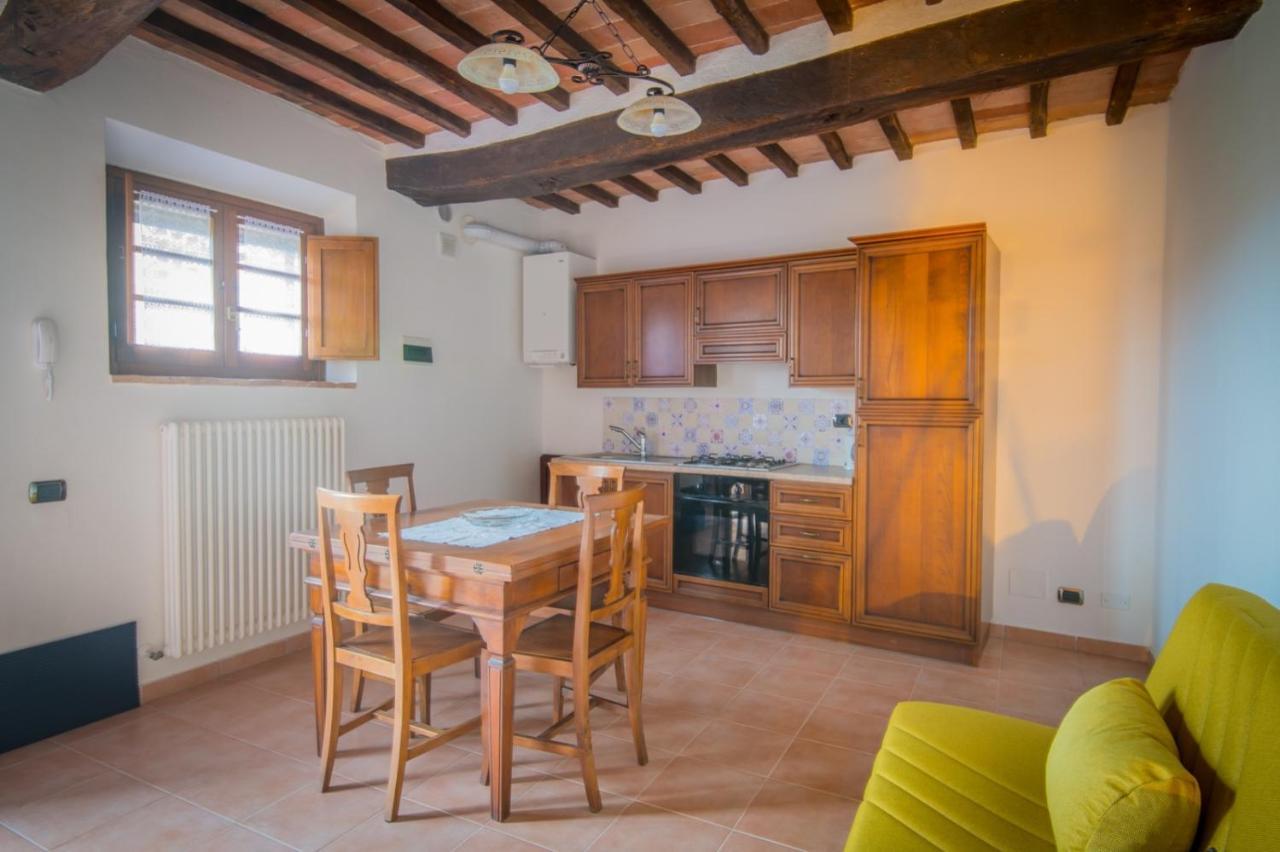 Ferienwohnung Ulivo-Chianti Charming Flat With Private Parking! Asciano Exterior foto