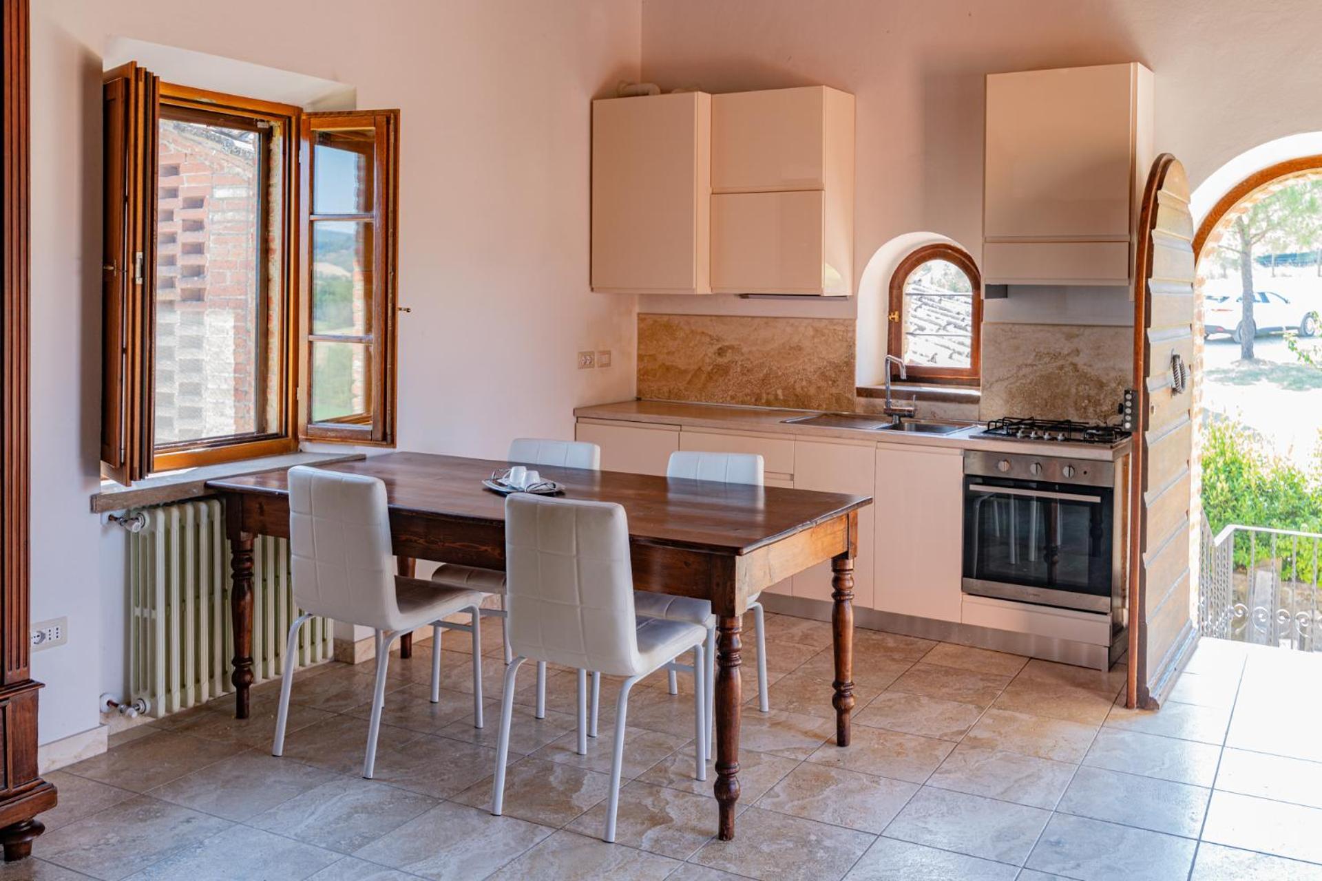 Ferienwohnung Ulivo-Chianti Charming Flat With Private Parking! Asciano Exterior foto
