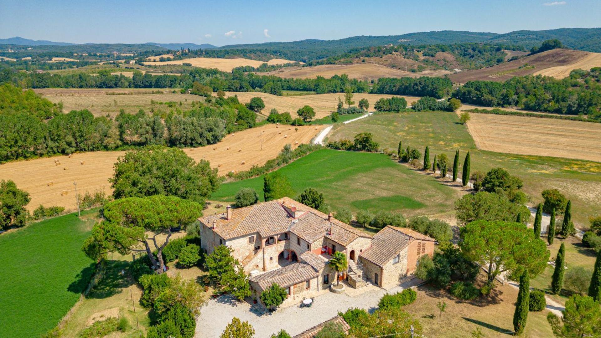 Ferienwohnung Ulivo-Chianti Charming Flat With Private Parking! Asciano Exterior foto